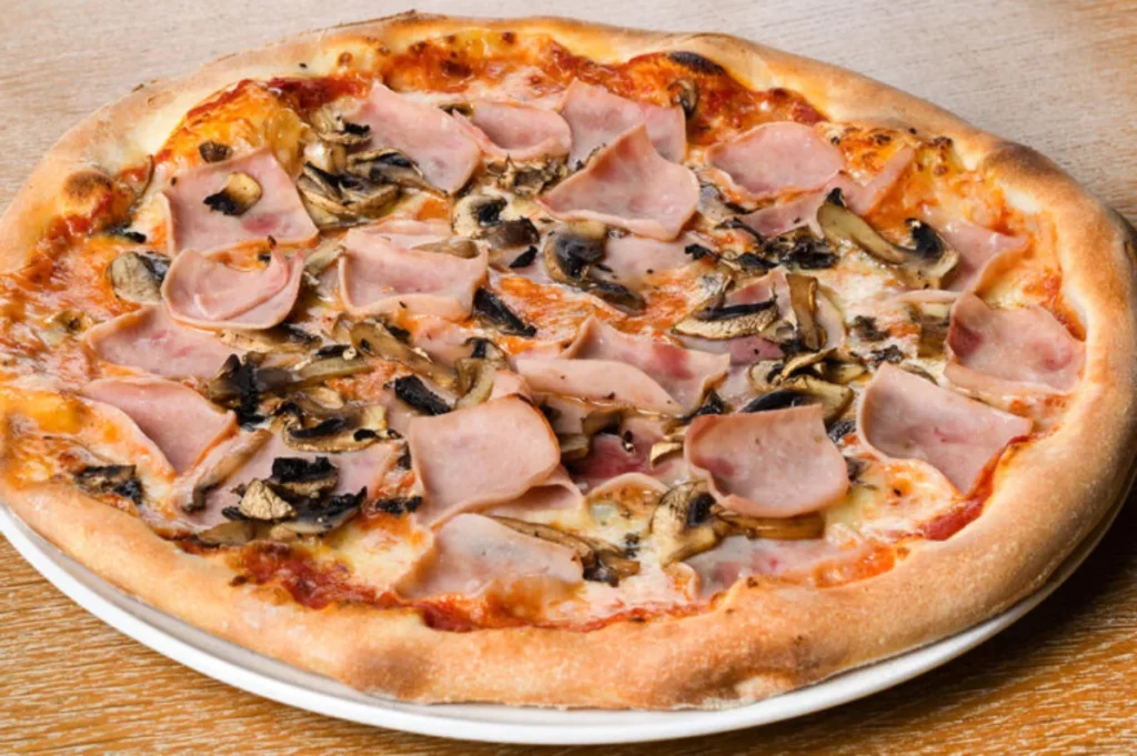 pizza prosciutto e funghi